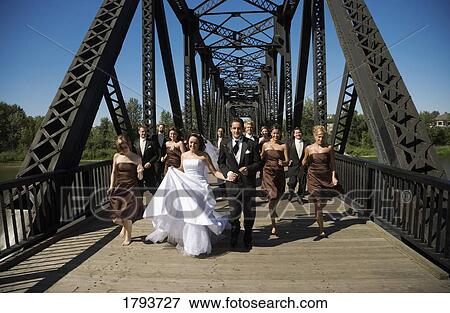 Stock Photo - Wedding party. Fotosearch