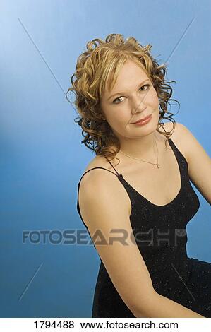 Woman posing View Large Photo Image Stock Photo - Woman posing. Fotosearch