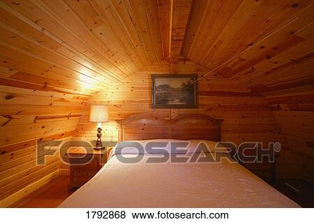 Wooden cabin View Large Photo Image Stock Photo - Wooden cabin. Fotosearch