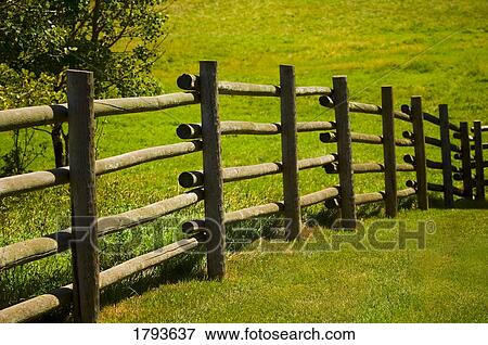 Wooden fence View Large Photo Image Stock Photo - Wooden fence. Fotosearch