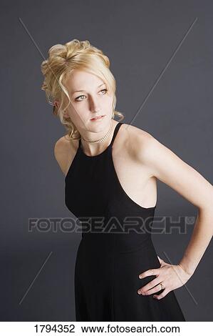 Young fashionable woman View Large Photo Image Stock Image - Young fashionable woman. Fotosearch