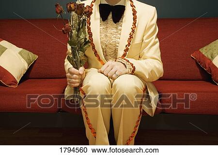Young man waiting for date View Large Photo Image Stock Image - Young man waiting for date. Fotosearch