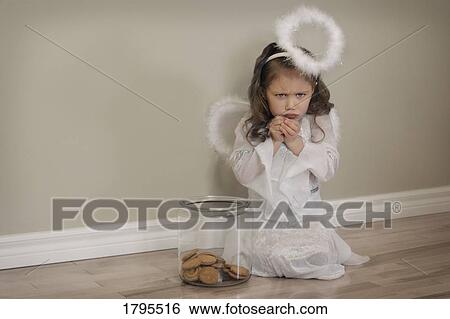 A cookie guardian angel View Large Photo Image Stock Photograph - A cookie guardian angel. Fotosearch