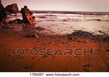 A rocky beach View Large Photo Image Stock Photo - A rocky beach. Fotosearch