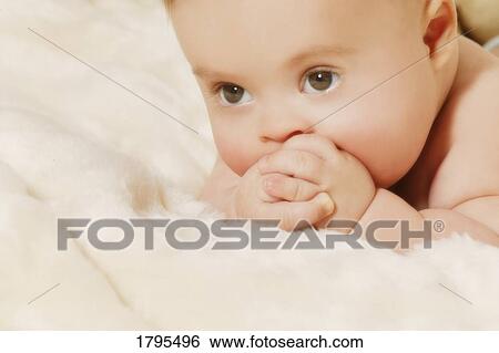 Baby's face View Large Photo Image Stock Photograph - Baby's face. Fotosearch