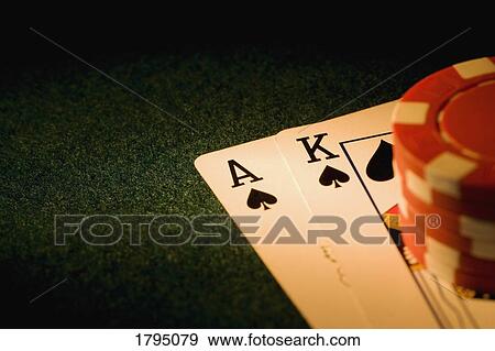 Stock Photo - Blackjack hand. Fotosearch
