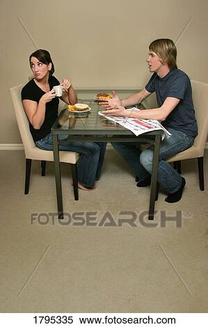 Stock Photography - Couple having a fight. Fotosearch