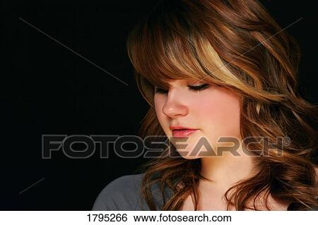 Female teen portrait View Large Photo Image Stock Photograph - Female teen portrait. Fotosearch