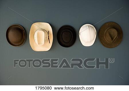 Five hats View Large Photo Image Stock Image - Five hats. Fotosearch