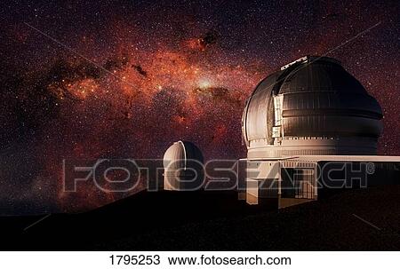 Stock Image - Hawaiian observatory. Fotosearch