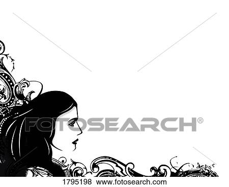Stock Photo - Illustration of a woman. Fotosearch