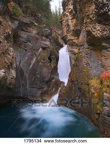 Johnston Canyon, Banff National Park View Large Photo Image Picture - Johnston Canyon, Banff National Park. Fotosearch