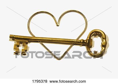 Key to my heart View Large Photo Image Stock Photo - Key to my heart. Fotosearch