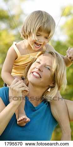 Stock Image - Mother and daughter. Fotosearch