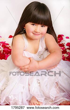 Portrait of a girl View Large Photo Image Stock Photo - Portrait of a girl. Fotosearch