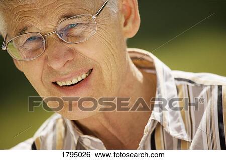 Stock Photograph - Senior male portrait. Fotosearch