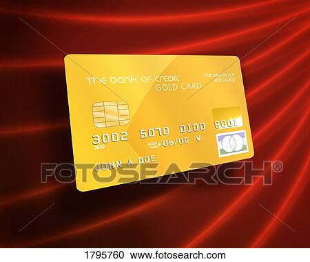 Stock Image - Credit card. Fotosearch