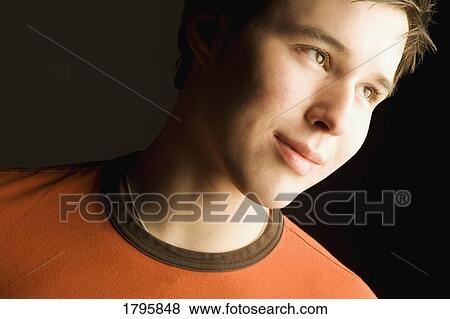 Stock Photo - Male portrait. Fotosearch