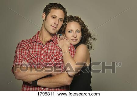 Portrait of a couple View Large Photo Image Stock Image - Portrait of a couple. Fotosearch