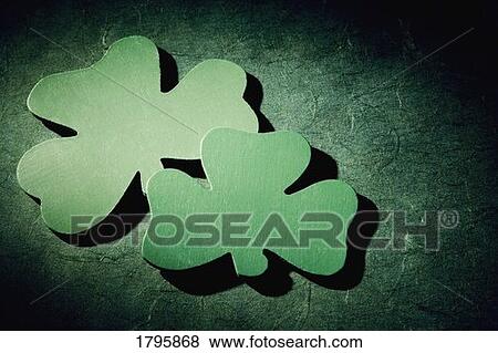 Stock Photo - Shamrocks. Fotosearch