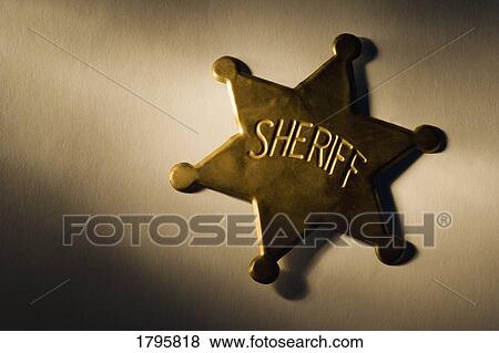 Stock Photo - Sheriff's badge. Fotosearch