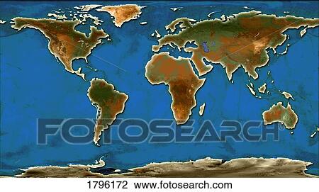World Map Illustration View Large Photo Image Stock Image - World Map Illustration. Fotosearch