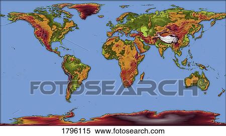 World Map Illustration View Large Photo Image Stock Photography - World Map Illustration. Fotosearch