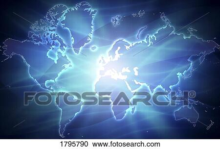 World map View Large Photo Image Stock Image - World map. Fotosearch