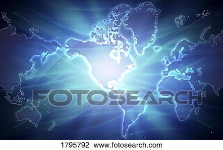 World map View Large Photo Image Stock Image - World map. Fotosearch