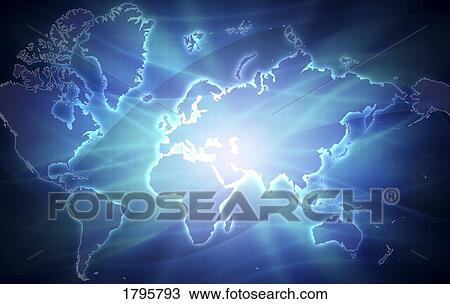 World map View Large Photo Image Stock Image - World map. Fotosearch