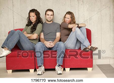 Stock Image - A boy between us. Fotosearch