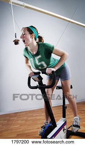 Stock Image - A cupcake for some exercise. Fotosearch