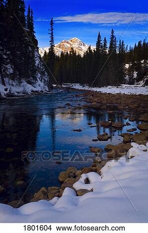 Picture - A mountain river . Fotosearch