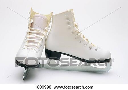 Stock Photo - A pair of figure skates. Fotosearch