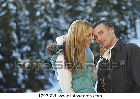 Stock Photo - Affectionate couple. Fotosearch