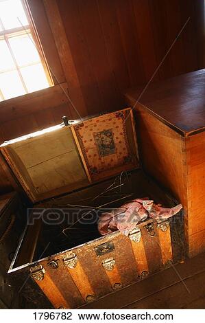 Antique trunk View Large Photo Image Stock Image - Antique trunk. Fotosearch