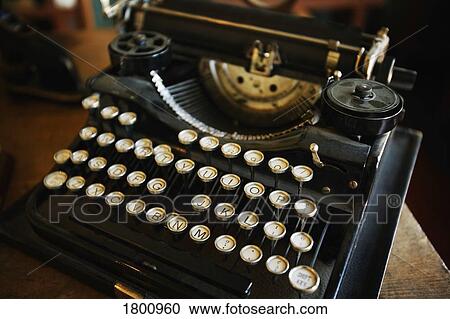 Stock Image - Antique typewriter. Fotosearch