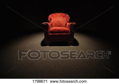 Armchair under a spotlight View Large Photo Image Stock Image - Armchair under a spotlight. Fotosearch
