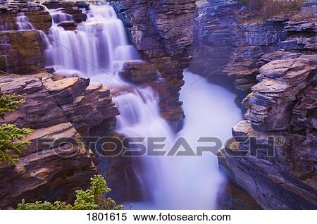 Athabasca Falls View Large Photo Image Stock Photography - Athabasca Falls. Fotosearch