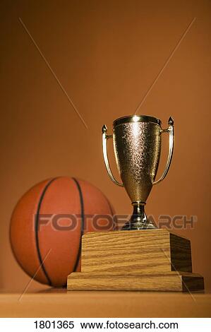 Basketball and trophy View Large Photo Image Stock Photography - Basketball and trophy. Fotosearch