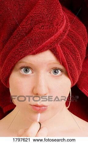 Stock Image - Beautification process. Fotosearch