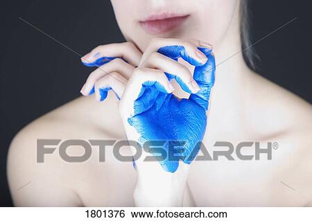 Stock Photograph - Body paint. Fotosearch