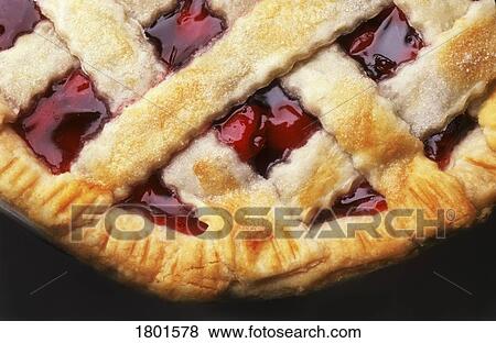 Cherry pie View Large Photo Image Stock Photo - Cherry pie. Fotosearch