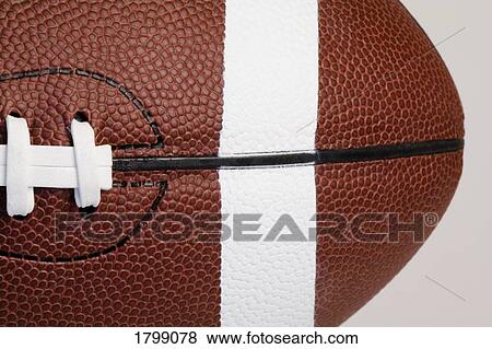 Close-up of an American/Canadian football View Large Photo Image Stock Photo - Close-up of an American/Canadian football. Fotosearch