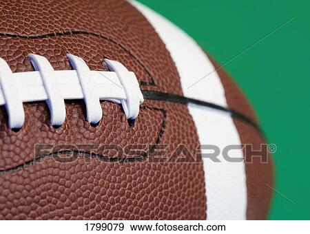 Close-up of an American/Canadian football View Large Photo Image Stock Photo - Close-up of an American/Canadian football. Fotosearch