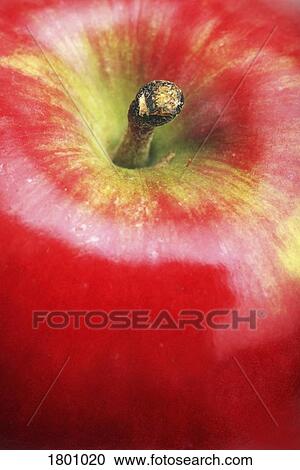 Stock Image - Closeup of an apple. Fotosearch