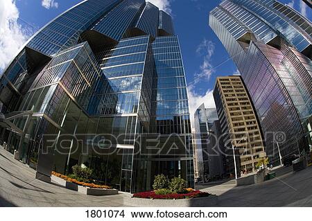 Picture - Downtown high rises. Fotosearch