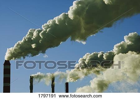 Stock Image - Factory smoke. Fotosearch