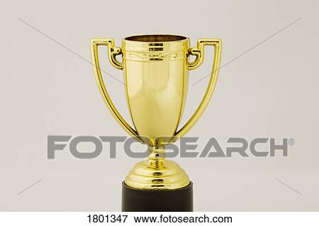 Gold trophy cup View Large Photo Image Stock Photo - Gold trophy cup. Fotosearch