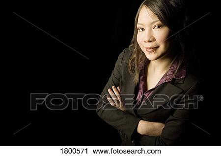Stock Image - Happy Businesswoman. Fotosearch
